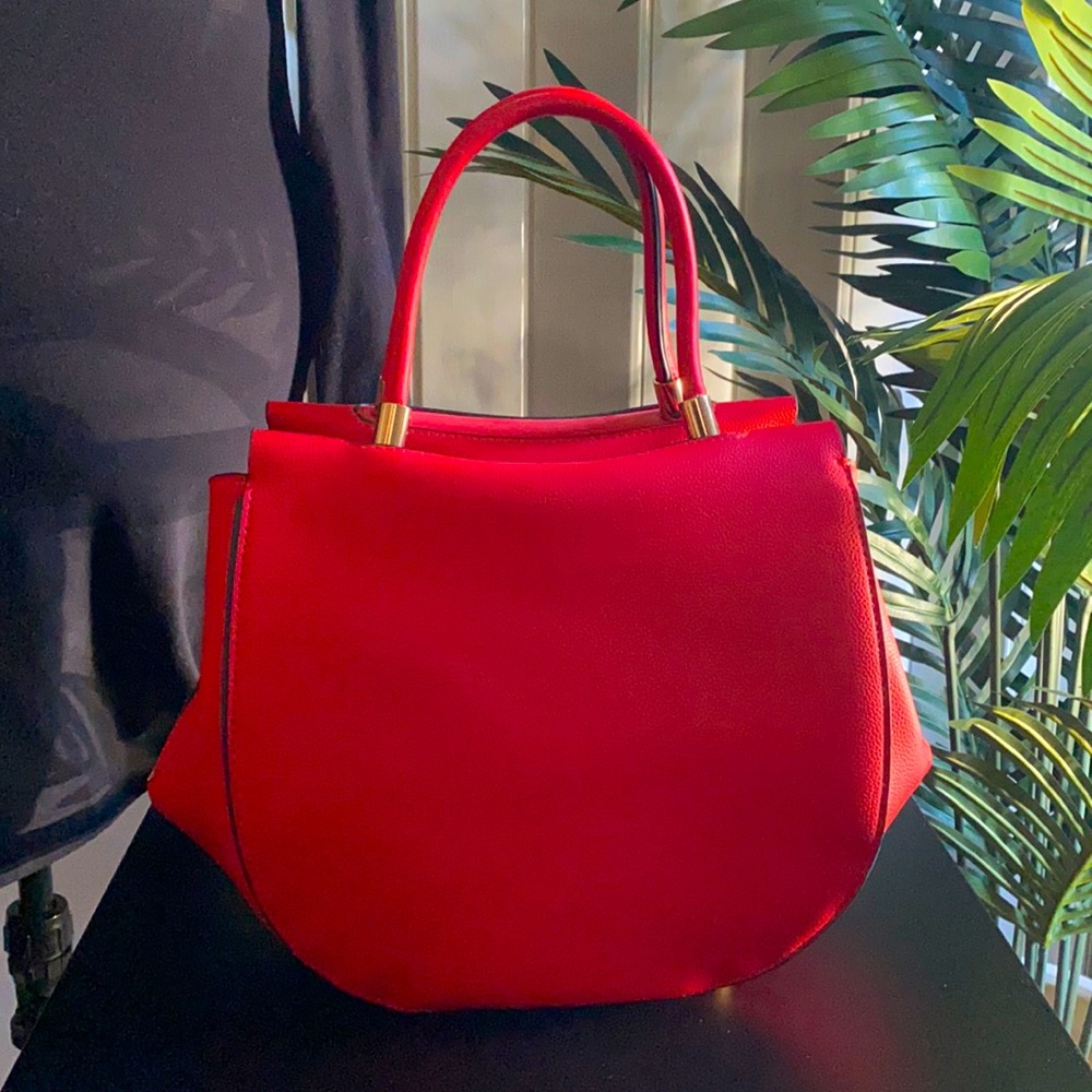 Watermelon Red Satchel